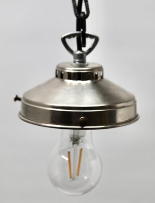 Dutch Pendant Lamp with Opaline Shade, 1930s-MJY-1148774