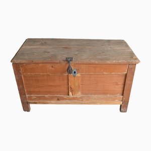 Dutch Pine Blanket Trunk, 1800s-GTG-1693417