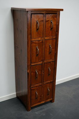 Dutch Pine Industrial Apothecary or Workshop Cabinet, 1930s-XO-894648