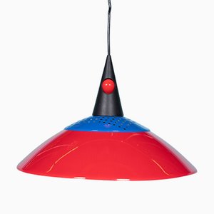 Dutch Postmodern Hanging Lamp in Bright Colors, 1980s-HGA-1080949