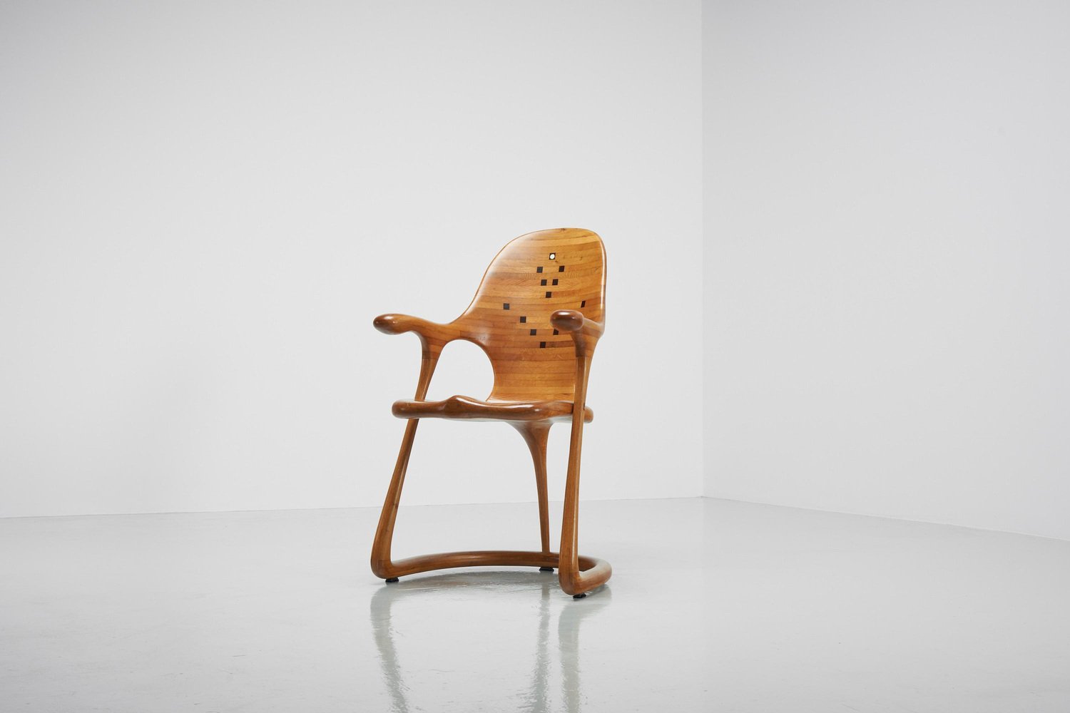 Dutch Sculptural Armchair by Frans Bolscher, 1970