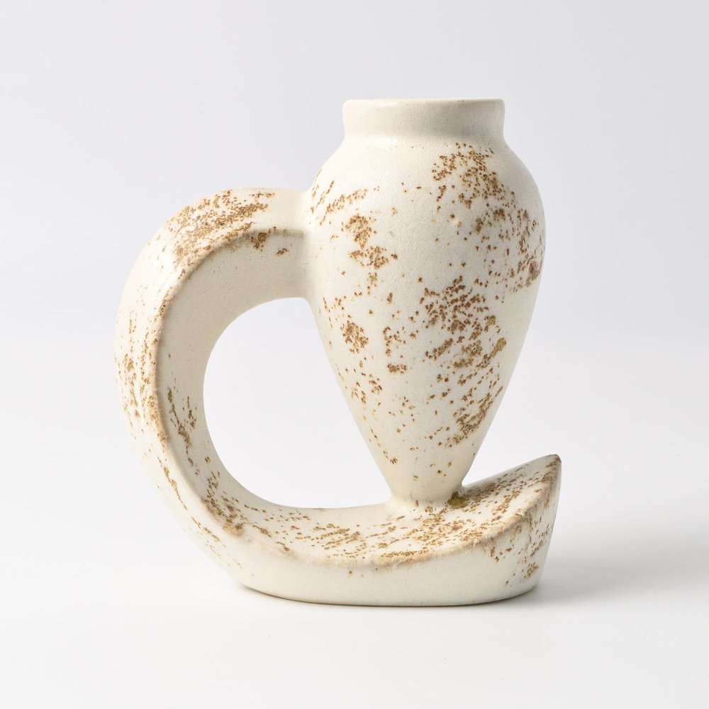 Dutch Sculptural Ceramic Vase from Duifs Keramiek, 1970s