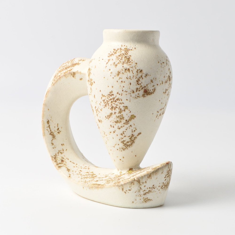 Dutch Sculptural Ceramic Vase from Duifs Keramiek, 1970s