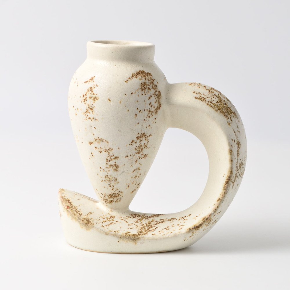 Dutch Sculptural Ceramic Vase from Duifs Keramiek, 1970s