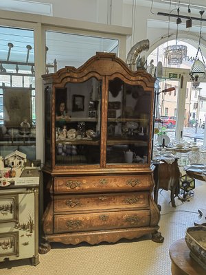 Dutch Showcase with Floral Inlays, 1700s-ZFY-1719912