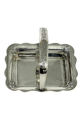 Dutch Silver Bonbon Basket by DJ Aubert & Zn-UCH-1224276