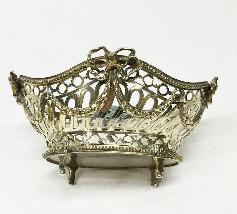 Dutch Silver Bonbon Baskets from Reeser and Son, Fa. G.C., The Hague, Set of 2