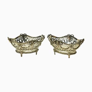 Dutch Silver Bonbon Baskets from Reeser and Son, Fa. G.C., The Hague, Set of 2-UCH-1224577