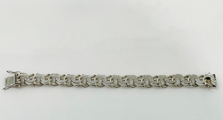 Dutch Silver Bracelet with Prince of Wales Link, 1970s-UCH-1778343