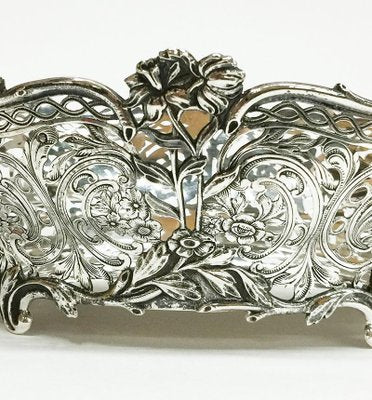 Dutch Silver Bread Basket by Zaans Zilversmederij, Amsterdam, 1925-UCH-1224616