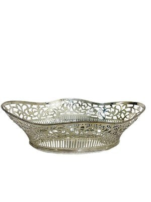 Dutch Silver Bread Basket from Aubert & Zn-UCH-1224267