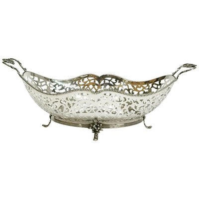 Dutch Silver Bread Basket from J. Krins Schoonhoven, 1967-UCH-1224841