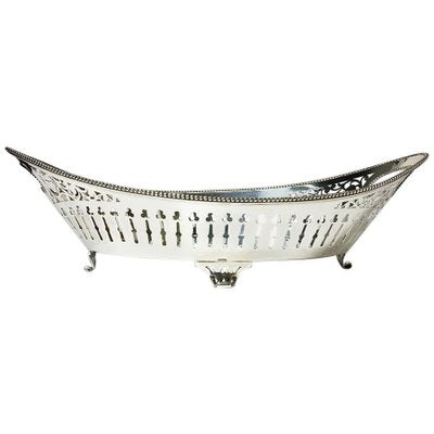 Dutch Silver Bread Basket from Van Kempen and Zonen, 1894-UCH-1224963