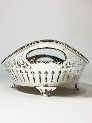 Dutch Silver Bread Basket from Van Kempen and Zonen, 1894-UCH-1224963