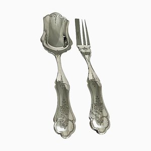 Dutch Silver Ginger Place Setting by Pieter Van Geelen, 1884, Set of 2-UCH-1224333