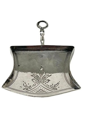 Dutch Silver Miniature Sweeper and Dustpan by Anne Venema, Sneek, Set of 2-UCH-1224884