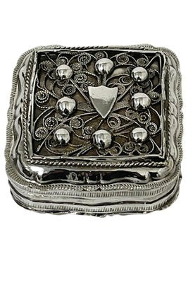 Dutch Silver Peppermint Boxes, Set of 3-UCH-1224207