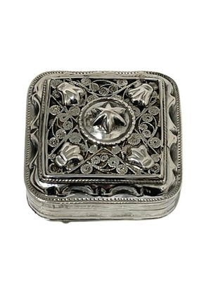 Dutch Silver Peppermint Boxes, Set of 3-UCH-1224207