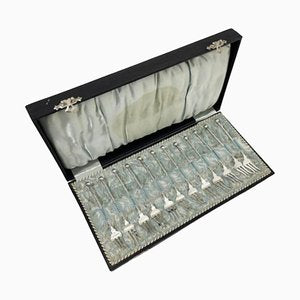 Dutch Silver Pickle Forks by Gerritsen, 1906, Set of 12-UCH-1224127