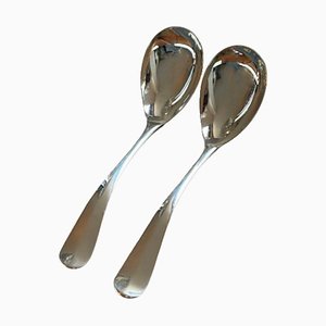 Dutch Silver Serving Spoons by Gerritsen & Van Kempen, 1949 and 1950, Set of 2-UCH-1224125