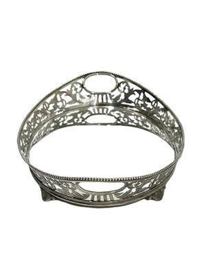 Dutch Silver Tray by W. Brehm, 1920s-UCH-1375353