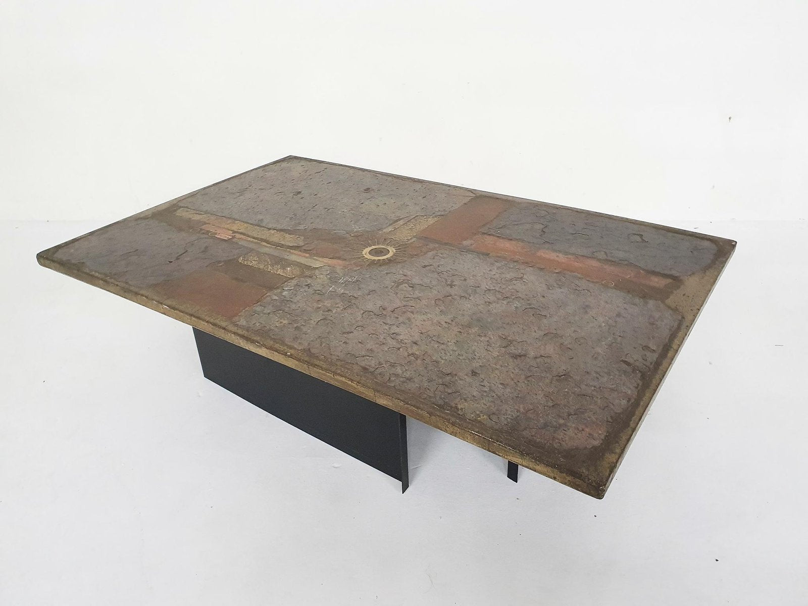 Dutch Stone Coffee Table by Paul Kingma, 1981