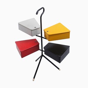 Dutch Storage Stand attributed to J. Teders for Metalux, 1950s-XT-1397157