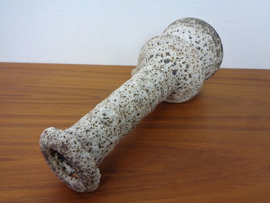 Dutch Studio Ceramic Lava Vase with Handle by Marius & Hugo Van Woerden for Vest, 1970s-RDW-1769556