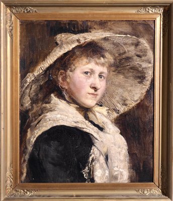 Dutch Style Portrait of Woman, 19th Century-SA-1047444