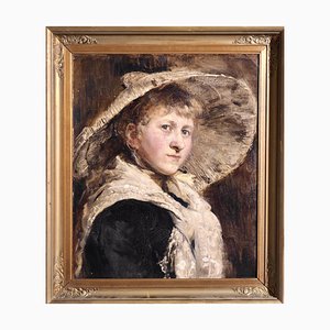 Dutch Style Portrait of Woman, 19th Century-SA-1047444