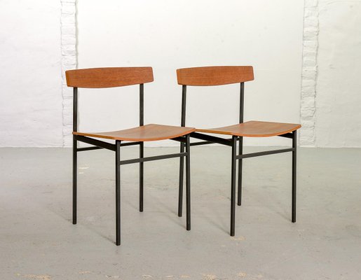 Dutch Teak Dining Chairs by Martin Visser, 1960s, Set of 2-IXC-557782