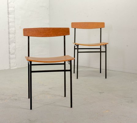 Dutch Teak Dining Chairs by Martin Visser, 1960s, Set of 2-IXC-557782