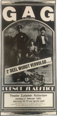 Dutch Theater Poster Gag Zuidplein Theater in Rotterdam, 1982-ZCY-1375770