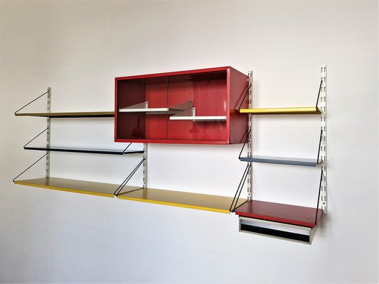 Dutch Wall Unit in Metal by Tjerk Rijenga for Pilastro, 1960s-NV-1452811