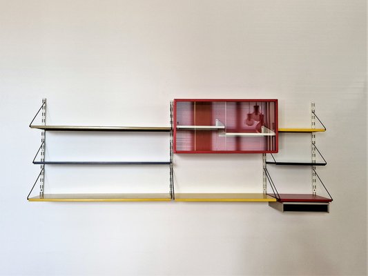 Dutch Wall Unit in Metal by Tjerk Rijenga for Pilastro, 1960s-NV-1452811