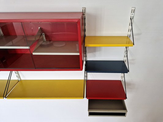 Dutch Wall Unit in Metal by Tjerk Rijenga for Pilastro, 1960s-NV-1452811