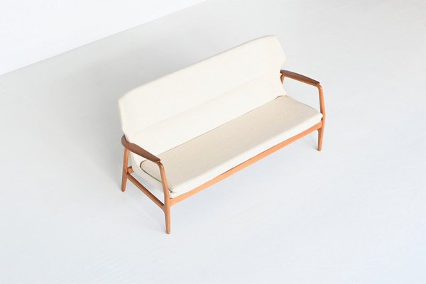 Dutch Wingback Sofa in Cream by A. Madsen & H. Schubell, 1960-BXV-1808127