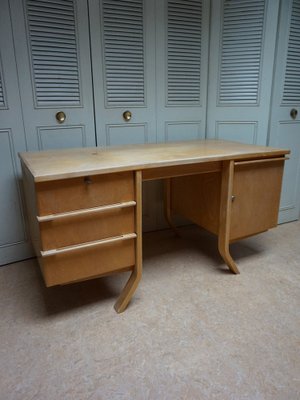 Dutch Writing Desk Birch Series by Cees Braakman for Pastoe, 1950s-EA-1821286