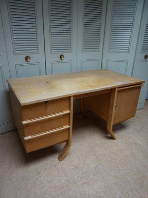 Dutch Writing Desk Birch Series by Cees Braakman for Pastoe, 1950s-EA-1821286