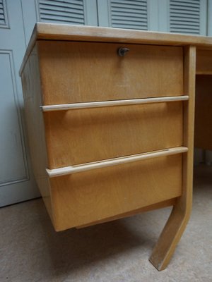 Dutch Writing Desk Birch Series by Cees Braakman for Pastoe, 1950s-EA-1821286