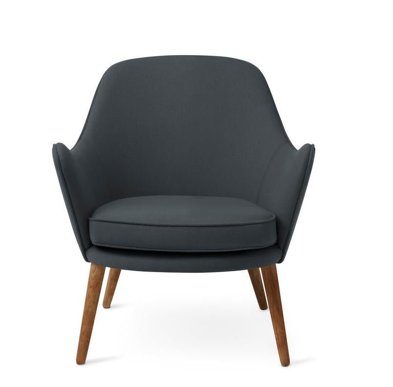 Dwell Lounge Chair in Petrol by Warm Nordic