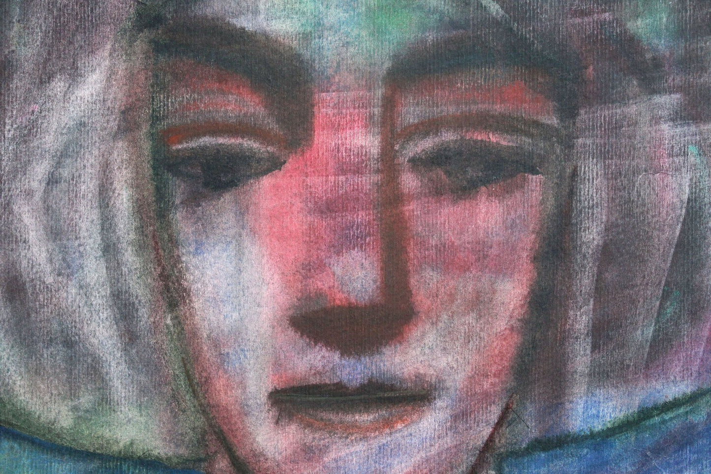 Dzidra Ezergaile, Portrait, Watercolor on Paper