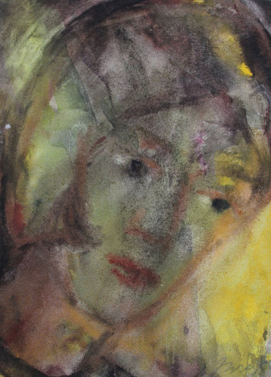 Dzidra Ezergaile, Reflections, 1960s, Watercolor on Paper