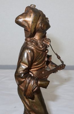 E.Bouret, Au clair de la Lune, 19th-Century, Bronze-RVK-1153844