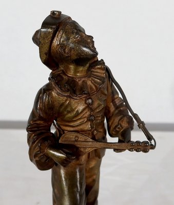 E.Bouret, Au clair de la Lune, 19th-Century, Bronze-RVK-1153844