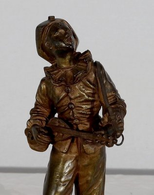 E.Bouret, Au clair de la Lune, 19th-Century, Bronze-RVK-1153844