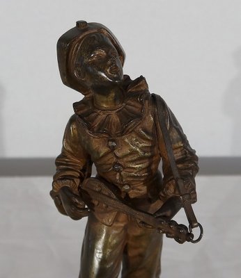 E.Bouret, Au clair de la Lune, 19th-Century, Bronze-RVK-1153844