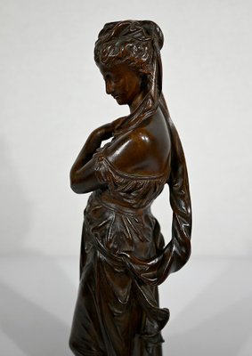 E. Bouret, Sculpture of a Woman, 19th-Century, Bronze-RVK-1337808