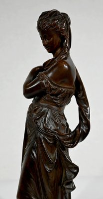 E. Bouret, Sculpture of a Woman, 19th-Century, Bronze-RVK-1337808