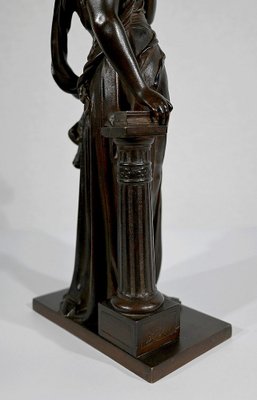 E. Bouret, Sculpture of a Woman, 19th-Century, Bronze-RVK-1337808